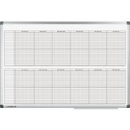 PREMIUM planning annuel 60x90cm Acier laqué