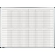 PREMIUM planning annuel 6 mois 90x120cm Acier laqué