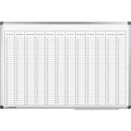 PREMIUM planning annuel vertical 60x90cm Acier laqué