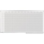 PROFESSIONAL planning annuel 12 mois 100x150cm Émail