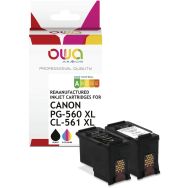 Pack2 cartouche remanufacturée Canon PG-560XL - 4 Couleurs