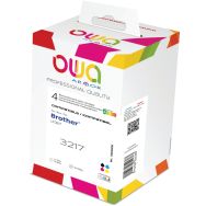Pack4 cartouche BROTHER LC-3217 - 4 couleurs