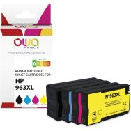 Pack4 cartouche remanufacturée HP 963XL - 4 couleurs