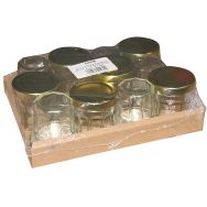 Pack 12 confituriers 44ml couvercle doré
