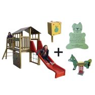 Pack 1 structure + 1 ressort + 1 poubellle murale + 1 panneau d’information