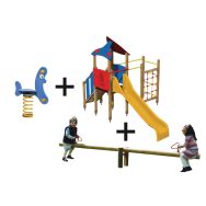 Pack 1 structure victoria, 1 vis-à-vis, 1 ressort, 1 panneau Jambes scellement