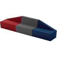 Pack 3 chauffeuses Maldiv enduit PVC Violetta