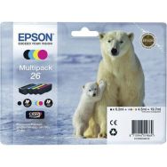Multipack cartouche jet d'encre 26 ''Ours polaire'' - Epson