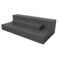 Pack assise modulable Cube 9 modules plastique recyclé Espace Urbain