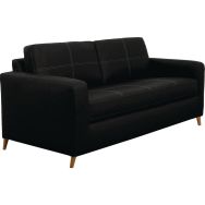 Pack canapé Colorado pieds bois PVC classé non feu 2pl + 3pl Nr