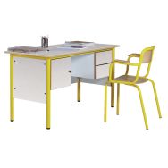 Pack chaire de professeur plateau Beige + fauteuil de maître - Manutan Expert