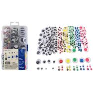 Pack collectivités 500 yeux mobiles adhésifs