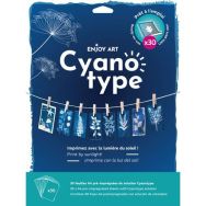 Pack de 30 feuilles cyanotype pré imprégnées A4