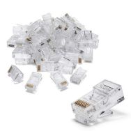 Pack de 50 connecteurs à sertir pour câble CAT5 UTP