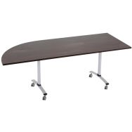 Pack réunion table Axe mélaminé avec angle intégré - Manutan Expert
