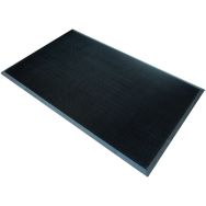 Paillasson en caoutchouc naturel-0,9mx1,5m-Noir