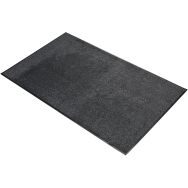 Paillasson lavable technologie microfibre-0,9mx1,5m-Noir