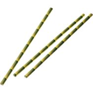 Paille en papier - Bambou - 20 cm - ? 6 mm