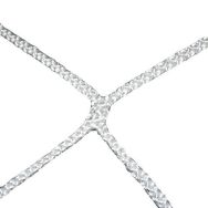 Paire de filets de buts foot à 11 - Européen blanc PPM 4mm maille 120mm