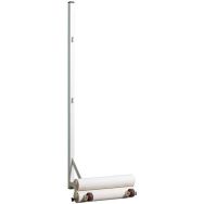 Paire de poteaux de badminton avec embrases et contre poids