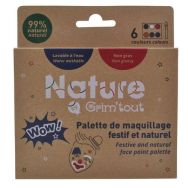 Palette de maquillage WOW! 6 godets 36mm x 3,2g
