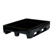 Palette de rétention 220 L - 2 Fûts - Noir