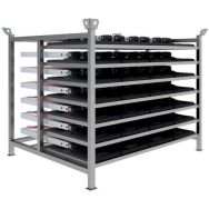 Palette de stockage et transport pour balises pliante
