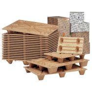 Palette en fibre de bois - Largeur 600 mm - Manutan Expert