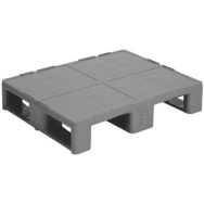 Palette hygiénique gris clair 800x600x160 mm avec plateau