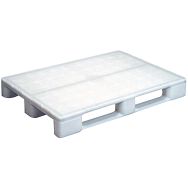 Palette mi-lourde renforcée à plancher lisse L 120 x l 80 x 16 cm