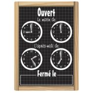 Pancarte horloge