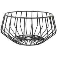 Panier à fruits noir avec 27 cm de diamètre