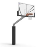 Panier basket 3x3 renforcé fixation sol hauteur 3.05m déport 2,25m GES