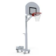 Panier de basket scolaire transportable réglable 120 à 260 cm