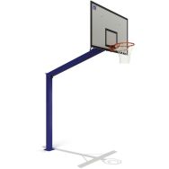 Panier de basketball extérieur Boston  3.05 m acier peint sur platine GES
