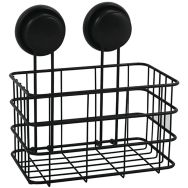 Panier de douche Milady avec ventouses noir