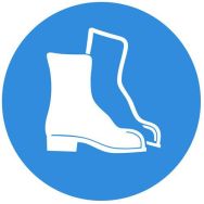 Panneau - Porter des chaussures de sécurité - Systemtext