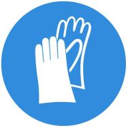 Panneau - Porter des gants de protection - Systemtext