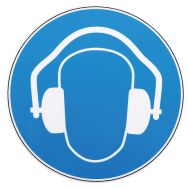 Panneau - Protection auditive obligatoire - Adhésif - Manutan Expert