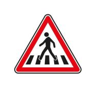 Panneau A13b Passage pour piétons classe 2 - Aximum