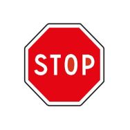 Panneau AB4 Stop classe 2 - Aximum