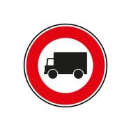 Panneau Accès interdit transport Marchandises classe 2 - Aximum
