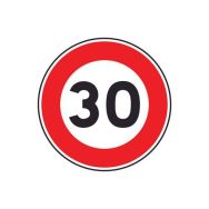 Panneau B14 30 Limitation de vitesse 30 km/h classe 2 - Aximum