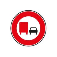 Panneau B3a Interdiction de dépasser PL classe 2 - Aximum