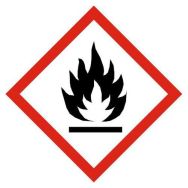 Panneau CLP - Inflammable - PVC - 120x120 mm