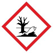 Panneau CLP - Risque environnemental - PVC - 120x120 mm