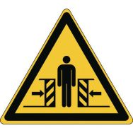 Panneau:Danger| Ecrasement 173 x200 mm