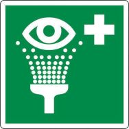 Panneau Equipement de rinçage des yeux - PVC - Manutan Expert