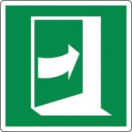 Panneau Porte ouverture côté droit  Adhésif  120x120 mm