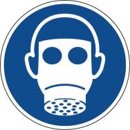 Panneau Protection des voies respiratoires - PVC - Manutan Expert
